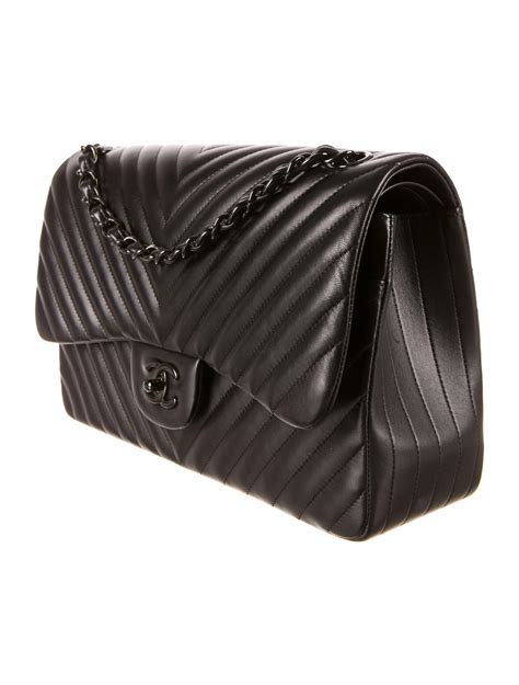 chanel so black chevron price|Chanel So Black Chevron .